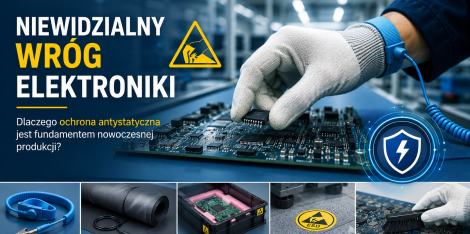 Niewidzialny wróg elektroniki. Dlaczego ochrona antystatyczna jest fundamentem nowoczesnej produkcji?